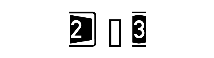 Autobahnen  Free Fonts Download