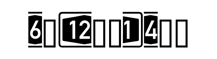 Autobahnen  Free Fonts Download