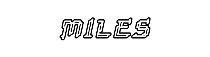 Tipi Slanted Electric Display  Free Fonts Download