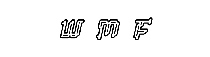 Tipi Slanted Electric Display  Free Fonts Download