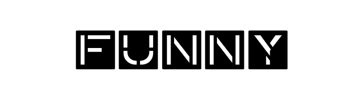 InvertedStencil  Free Fonts Download