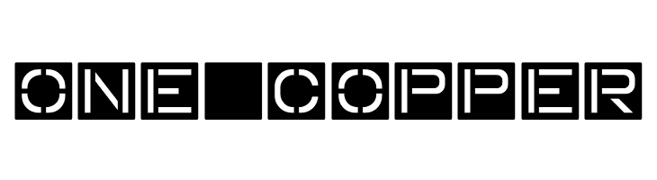 InvertedStencil  Free Fonts Download