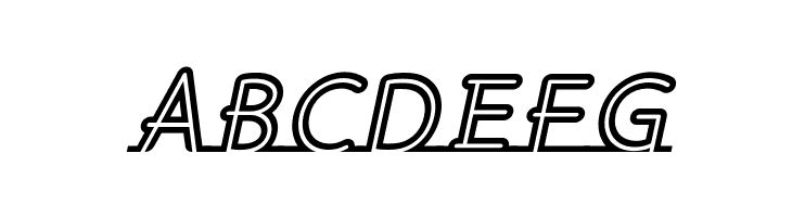 Fortrack-Italic  Free Fonts Download