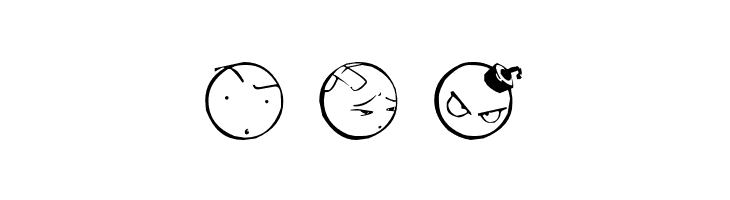 DISTYolksEmoticons  Free Fonts Download