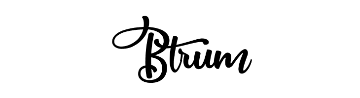 Btrum Pacific Again Font