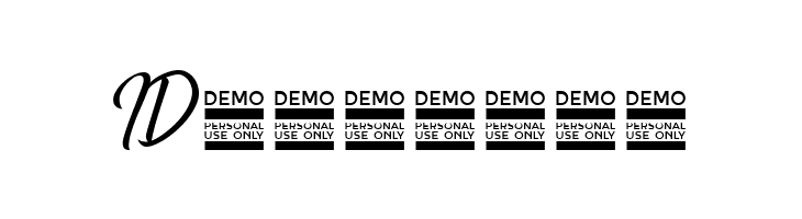 Alishader Demo  Free Fonts Download