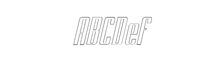 BRANCHE Outline Italic  Free Fonts Download