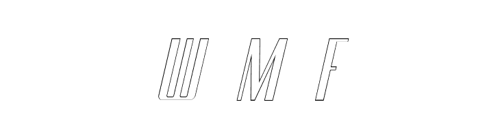 BRANCHE Outline Italic  Free Fonts Download