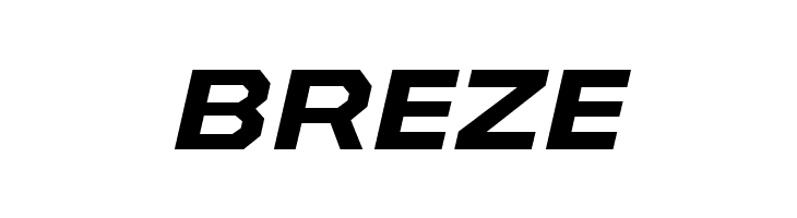 BREZE AthabascaExRg-BoldItalic Font