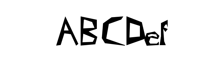 cray-zee  Free Fonts Download