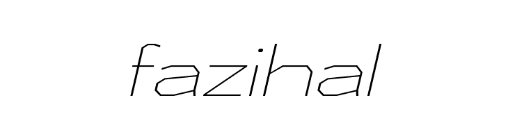 AthabascaExEl-Italic  Free Fonts Download