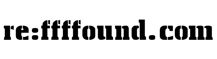 Stencil Export  Free Fonts Download