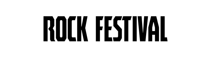 ROCK%2BFESTIVAL Spectrashell-Regular Font