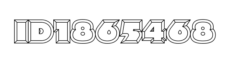 XylitolHollow-Regular  Free Fonts Download