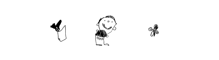 Julidoodles_3yrs_small  Free Fonts Download