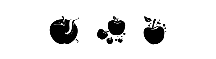 Poison Apple Ornaments 1  Free Fonts Download
