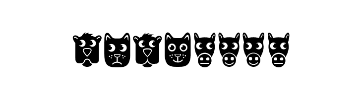 Animales Regular  Free Fonts Download