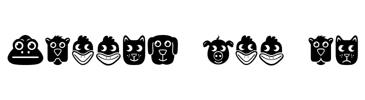 Animales Regular  Free Fonts Download