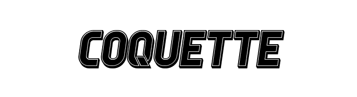 Answer 3D Filled Italic  Free Fonts Download