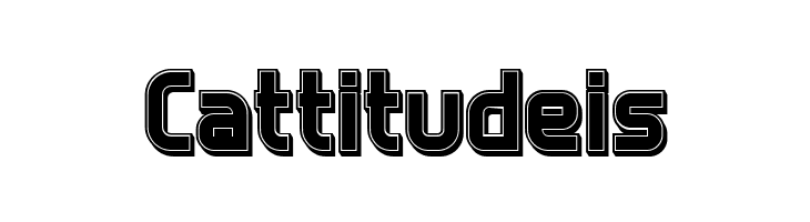 Answer 3D Filled Regular  Free Fonts Download