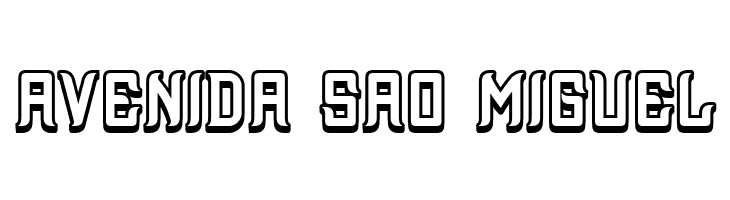 Assyrian 3D Regular  Free Fonts Download