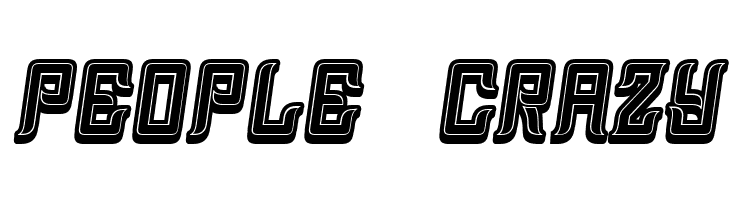 Assyrian 3D Filled Italic  Free Fonts Download