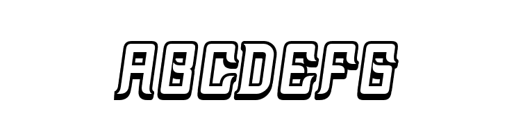 Assyrian 3D Italic  Free Fonts Download