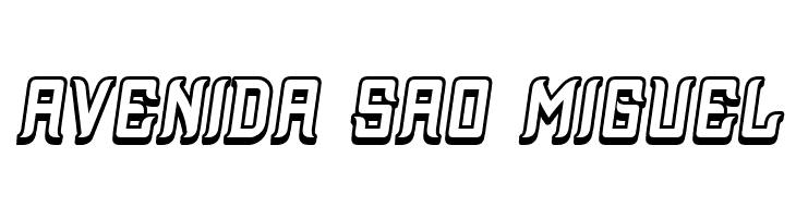 Assyrian 3D Italic  Free Fonts Download