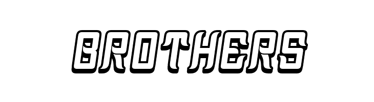 Assyrian 3D Italic  Free Fonts Download