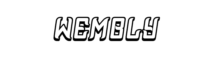 Assyrian 3D Italic  Free Fonts Download