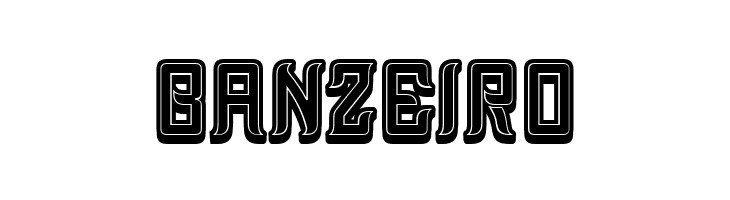 Assyrian 3D Filled Regular  Free Fonts Download