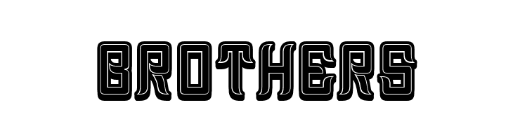 Assyrian 3D Filled Regular  Free Fonts Download