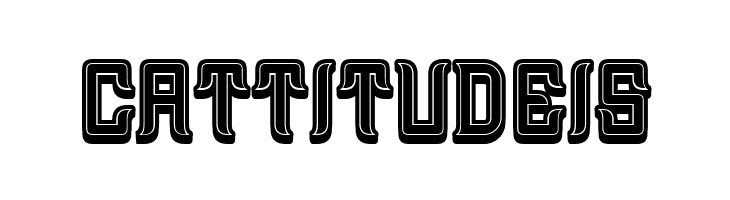 Assyrian 3D Filled Regular  Free Fonts Download