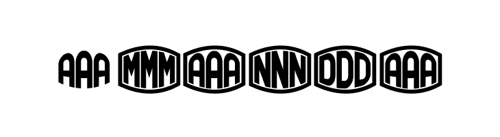 Blocky Monogram Regular  Free Fonts Download