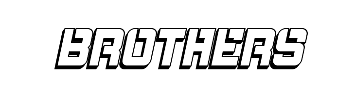 Bombardment 3D Italic  Free Fonts Download