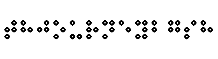 Braillenum Hollow Regular  Free Fonts Download