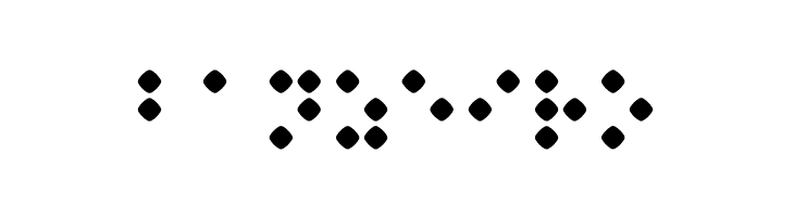 Braillenum Regular  Free Fonts Download