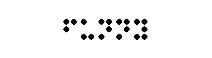 Braillenum Regular  Free Fonts Download