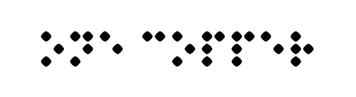 Braillenum Regular  Free Fonts Download