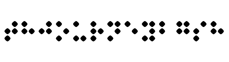 Braillenum Regular  Free Fonts Download