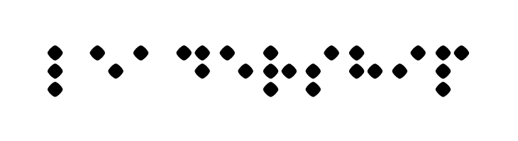 Braillenum Regular  Free Fonts Download