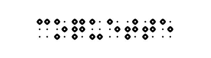 Braillenum Hollow Bold  Free Fonts Download