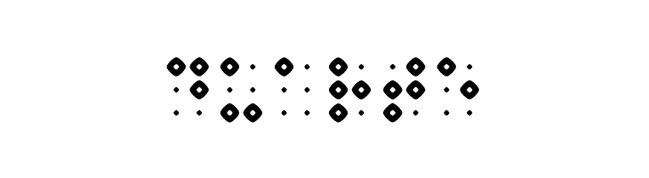 Braillenum Hollow Bold  Free Fonts Download