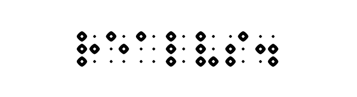 Braillenum Hollow Bold  Free Fonts Download