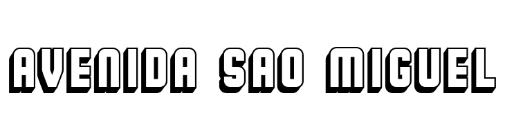 Broadway Flat 3D Regular  Free Fonts Download