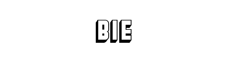 Broadway Flat 3D Regular  Free Fonts Download