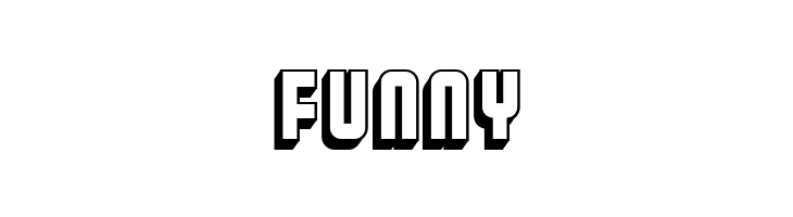 Broadway Flat 3D Regular  Free Fonts Download