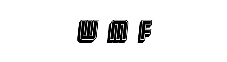 Broadway Flat 3D Filled Italic  Free Fonts Download