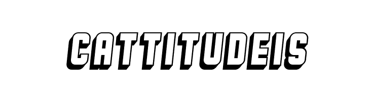 Broadway Flat 3D Italic  Free Fonts Download