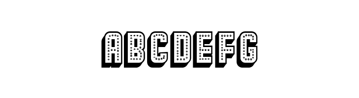 Broadway 3D Regular  Free Fonts Download
